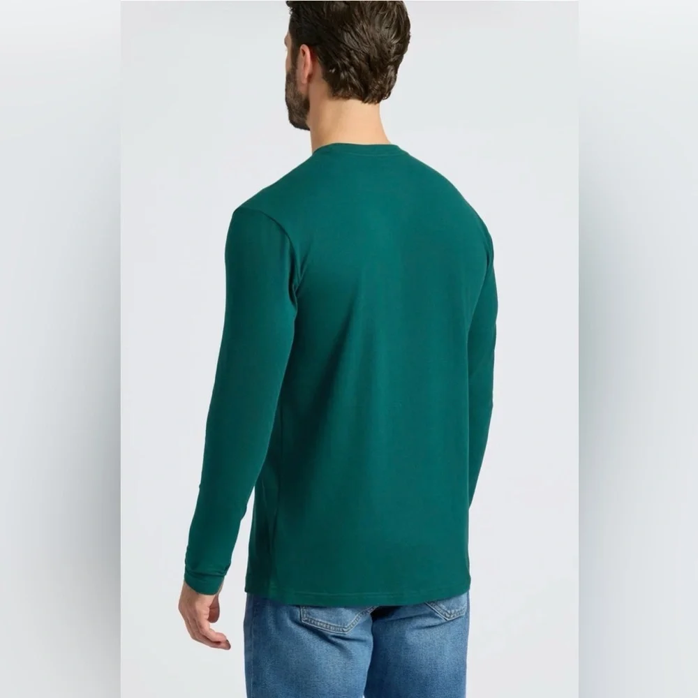 True Classic Long Sleeve Crew Neck Deep Emerald XL